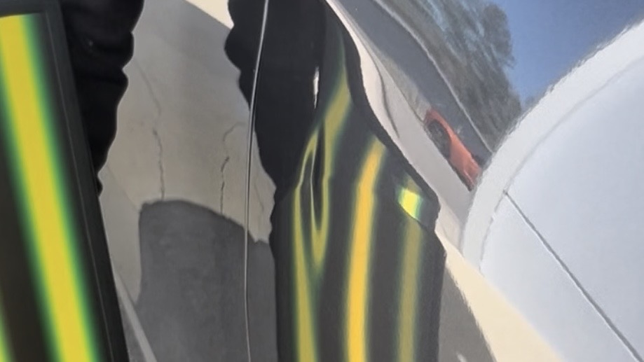 Before dent repair