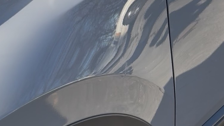 After dent repair